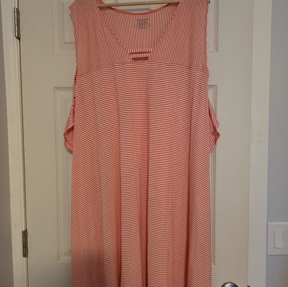 Striped Red Maxi Dress